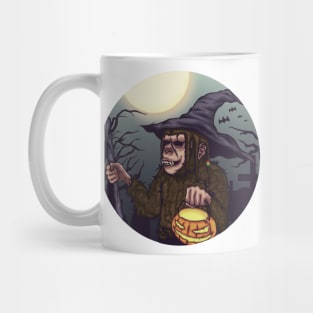 Hallowen - wizard monkey Mug